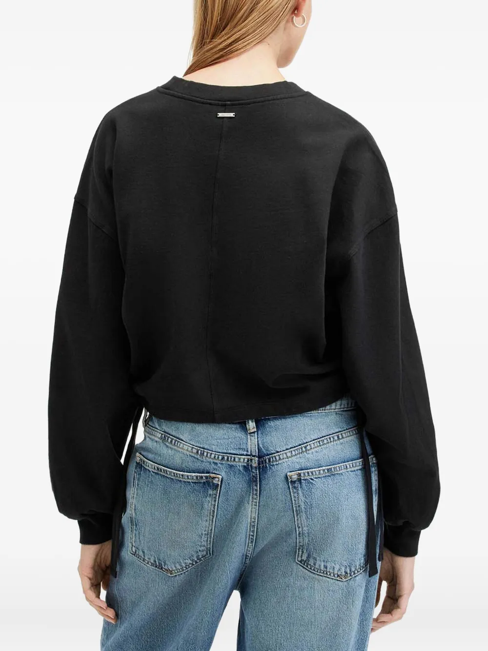 AllSaints Mira drawstring-detail sweatshirt | Sweaters | Image 2