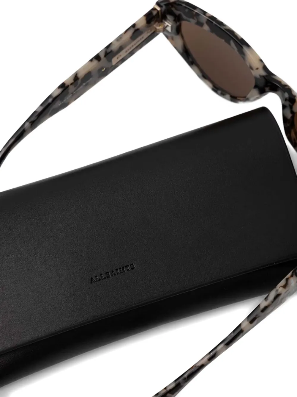  Allsaints Geometric-frame Sunglasses - Neutrals 