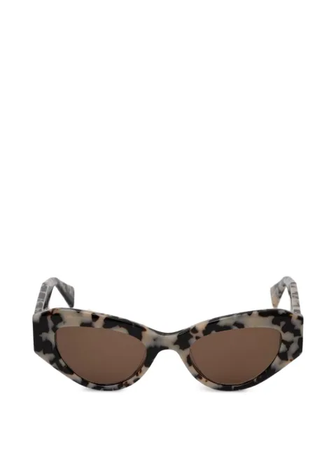 AllSaints geometric-frame sunglasses