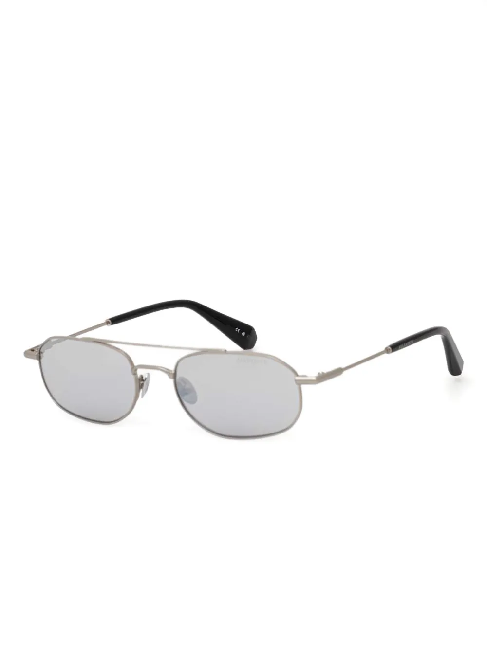 AllSaints round-frame sunglasses - Grijs