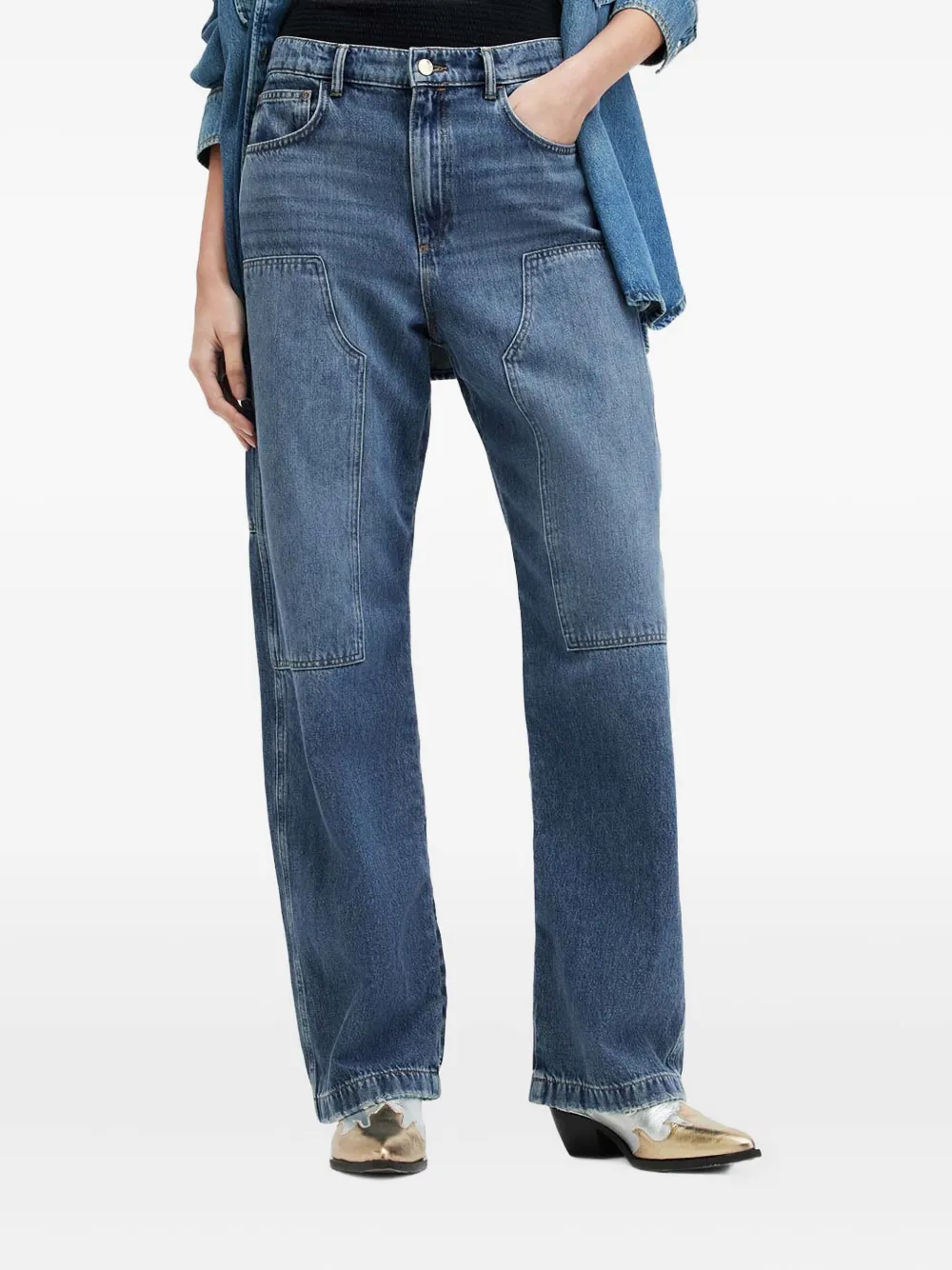 AllSaints Mia ユーティリティ ジーンズ - ブルー AllSaints Mia ユーティリティ ジーンズ - ブルー