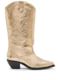 AllSaints 60mm Dolly boots - Gold