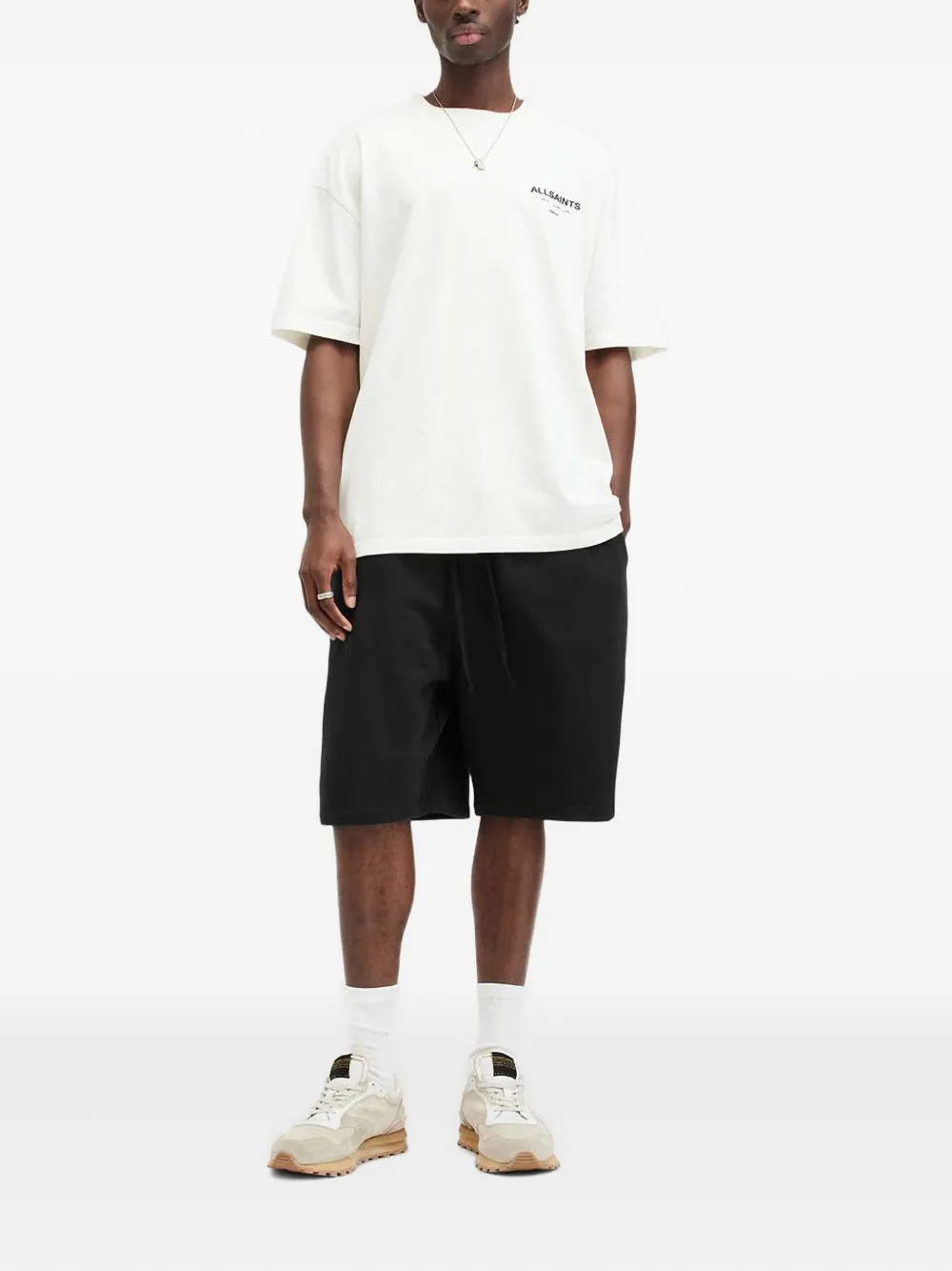 AllSaints Haydon drawstring shorts | Track & Running Shorts | Image 2