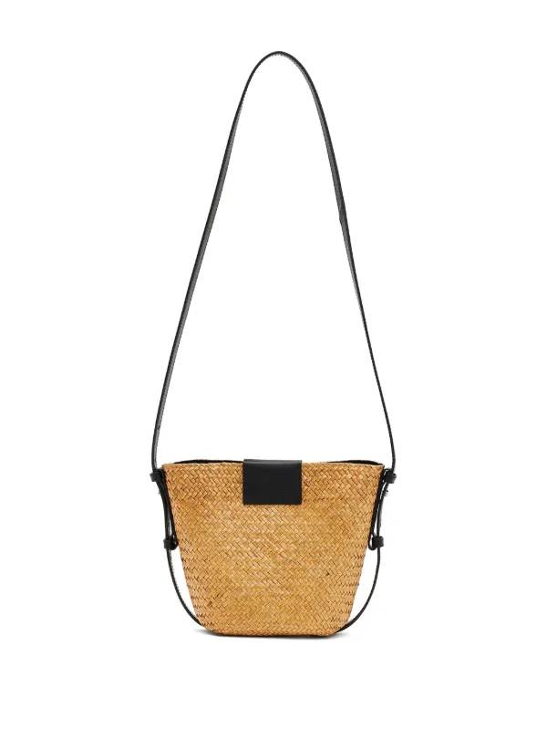 AllSaints Ebro Straw Crossbody Bag Neutrals FARFETCH CA