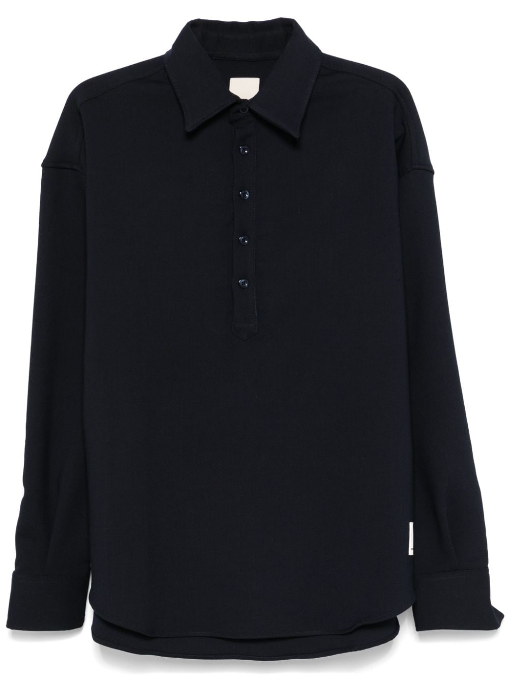 Emporio Armani layered polo shirt - Blu