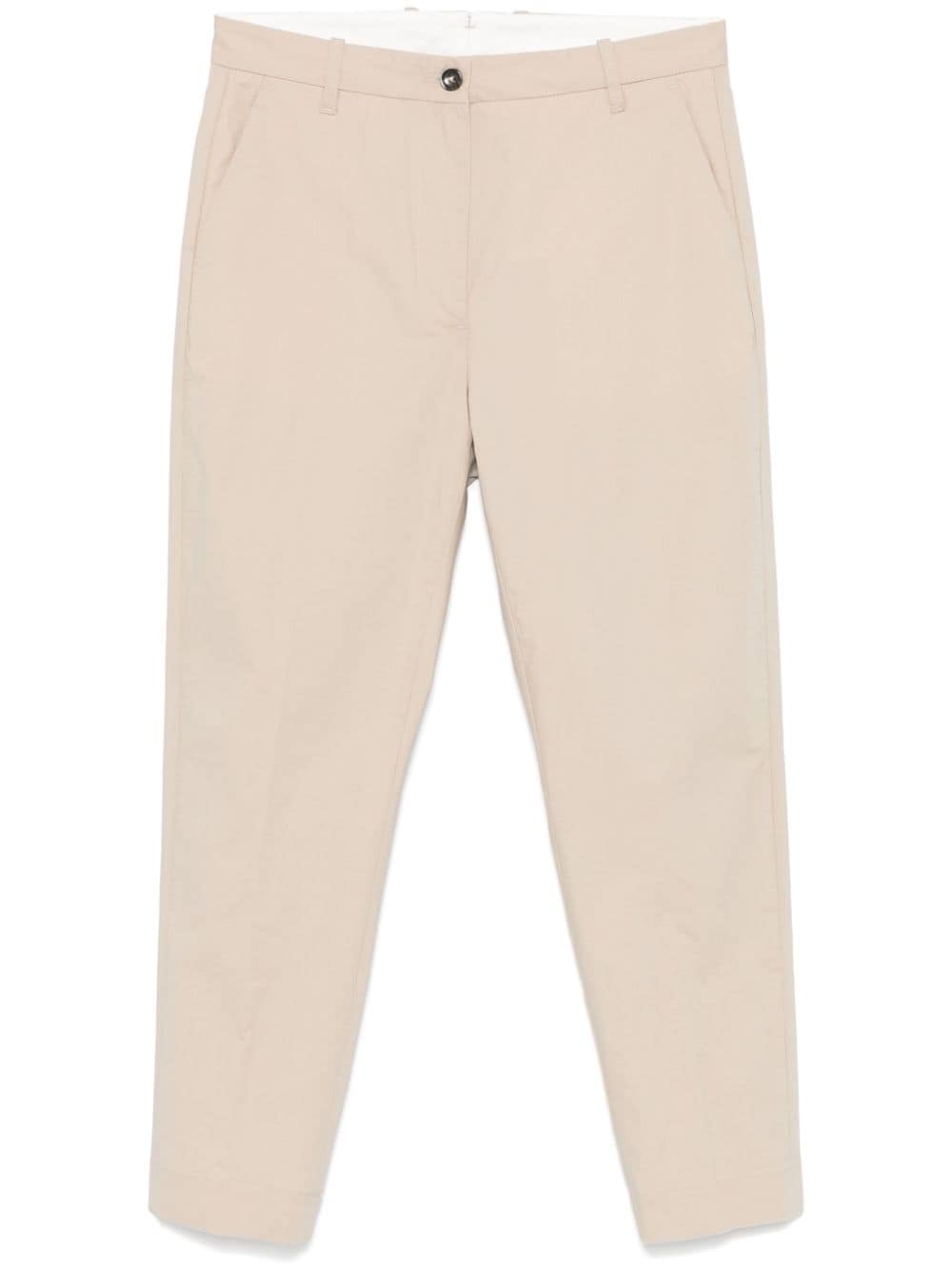 Shop Nine In The Morning Matilda Trousers In Neutrals