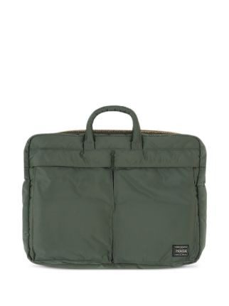 Porter-Yoshida & Co. Tanker 2way Briefcase | Green | FARFETCH AO