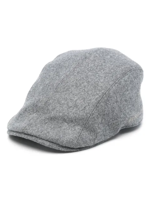 Brunello Cucinelli virgin-wool flannel beret