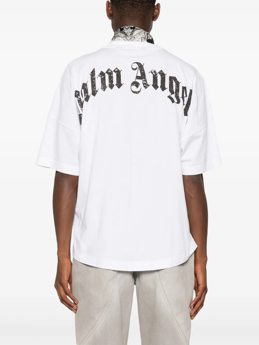 Palm Angels curved-logo T-shirt