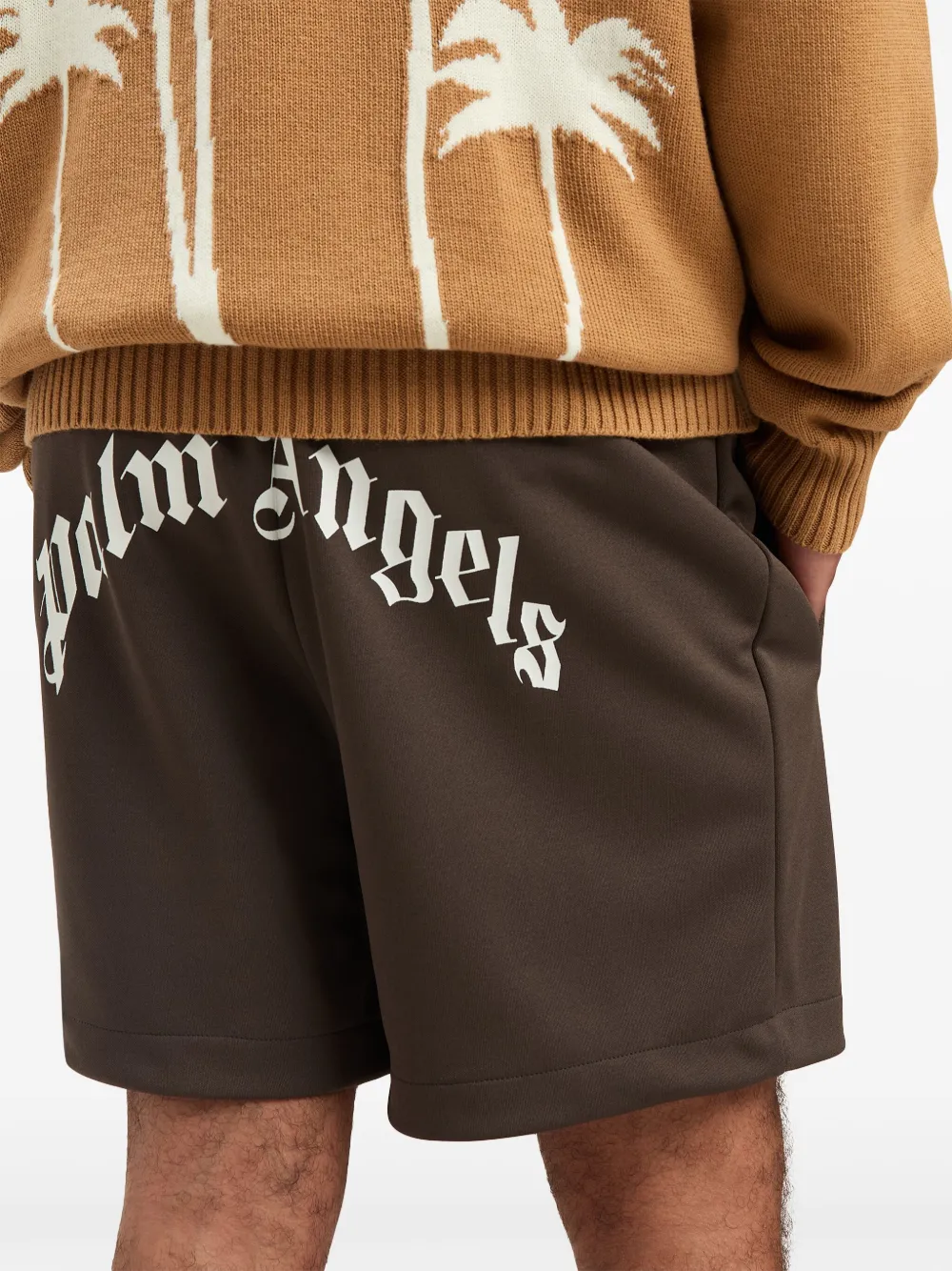 Palm Angels Shorts sportivi con logo | Image 6