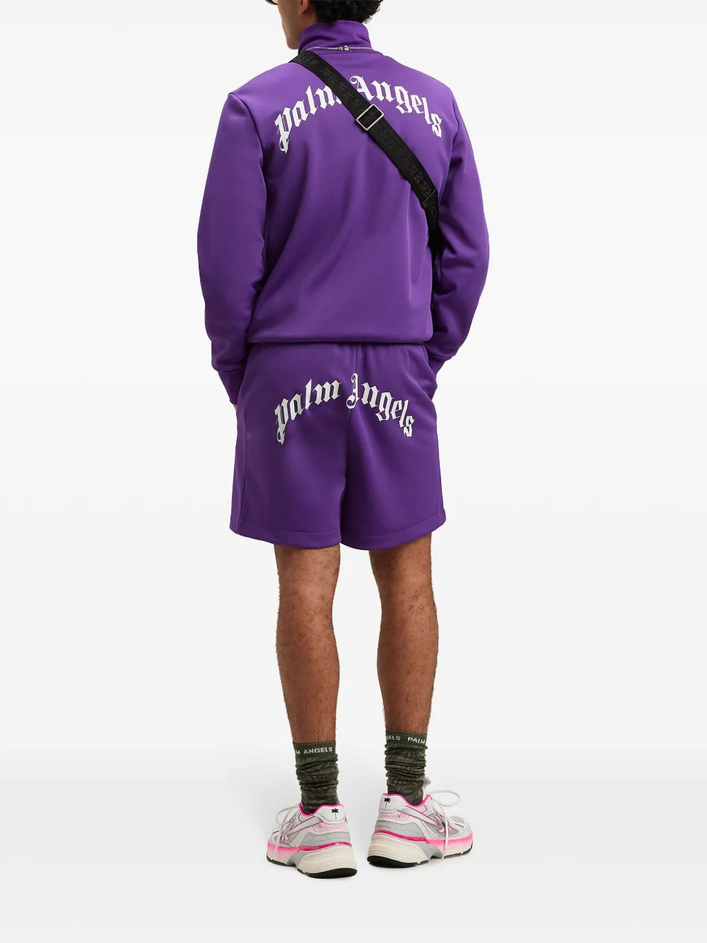 Palm Angels logo track shorts | Track & Running Shorts | Image 2