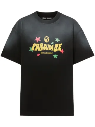 【Palm Angels】パラダイスパーム黒Tシャツ☆送料関税込み☆ Palm Angels】パラダイスパーム黒Tシャツ☆送料関税込み☆