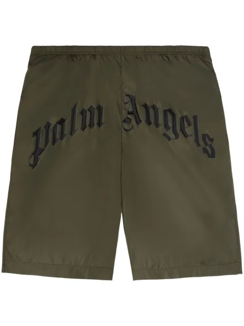 Palm Angels Zwembroek met gewelfd logo