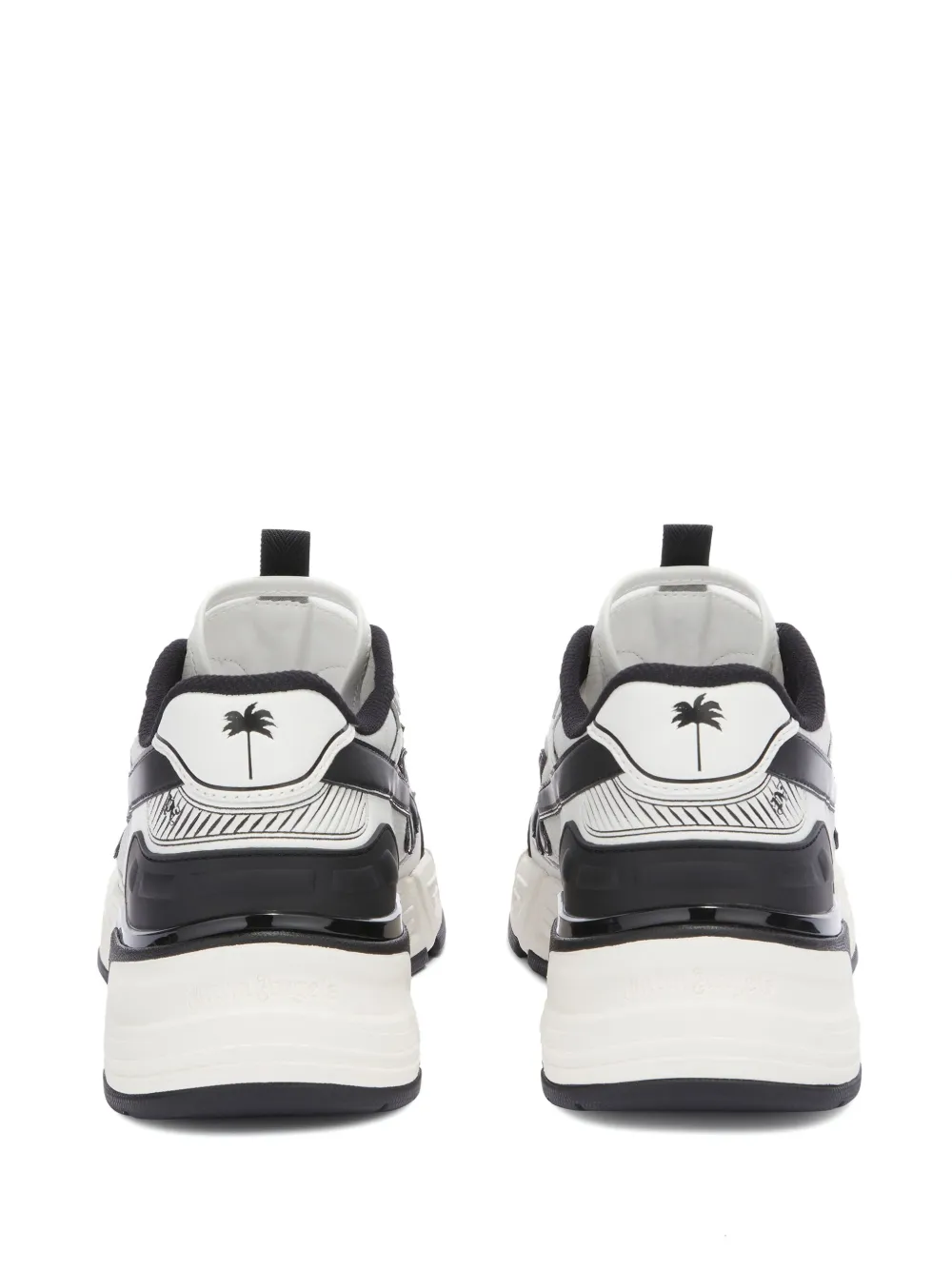 Palm Angels leather sneakers White