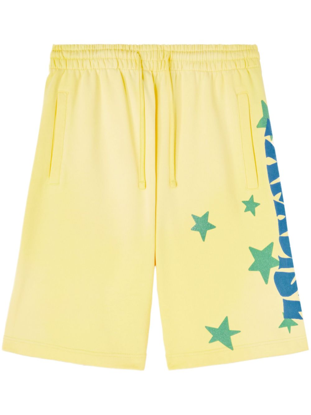 Palm Angels Paraside sweat shorts - Yellow