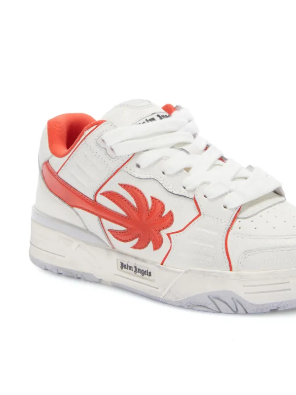 【関税＆送料込み】Palm Angels Venice Worn Out Sneakers VENICE WORN OUT SNEAKERS in WHITE - BLACK for Men | Palm Angels®