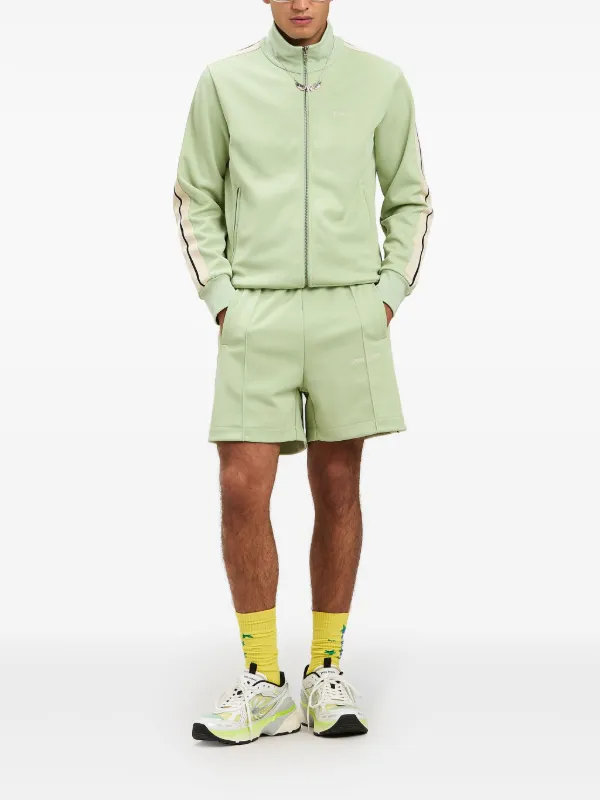 【関税込み】Palm Angels グリーン ロゴ刺繍 トラックジャケット Palm Angels Embroidered Logo Track Jacket | Green | FARFETCH