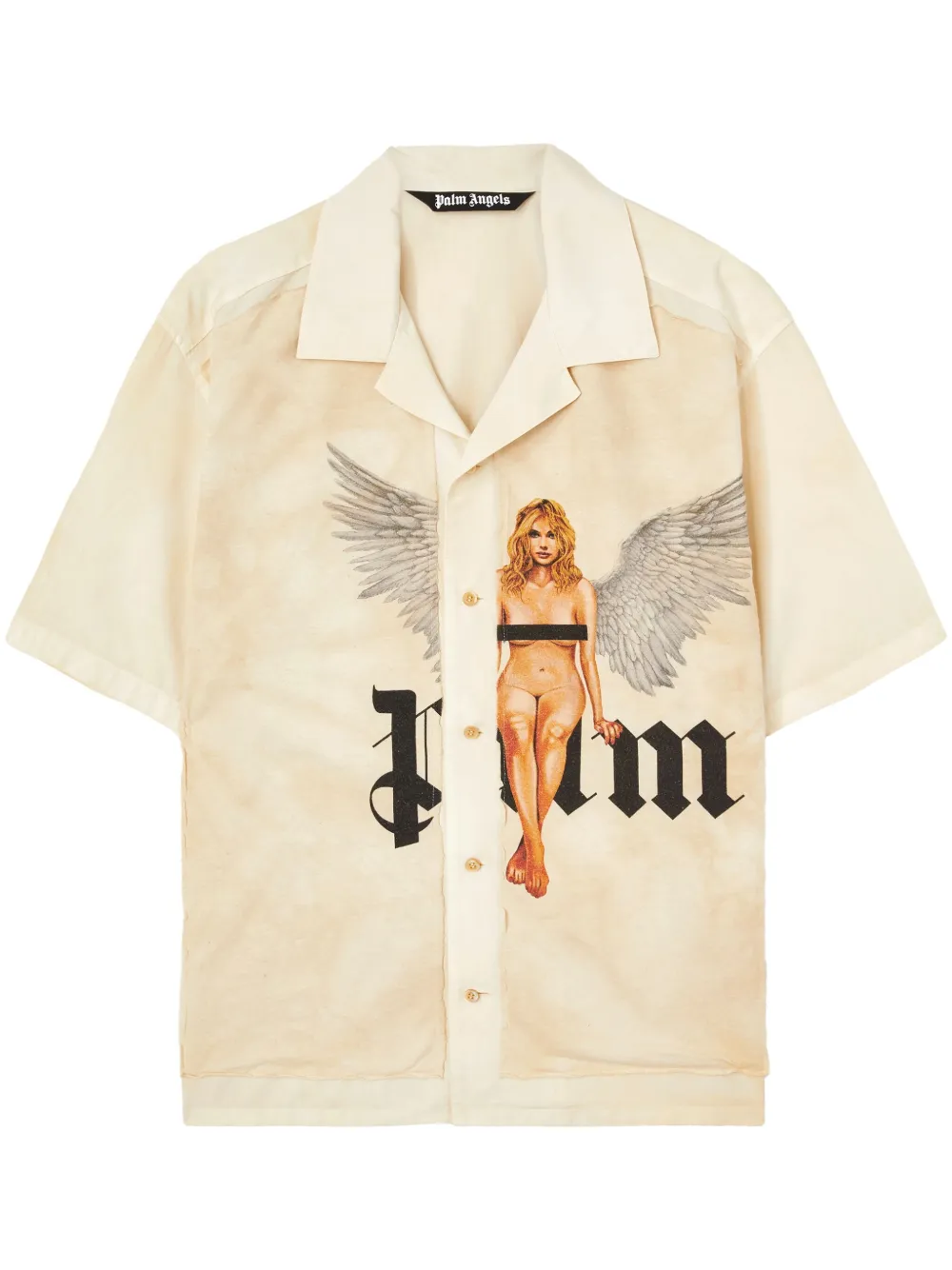 Palm Angels camisa Crystal Pin Up | neutro | Image 1