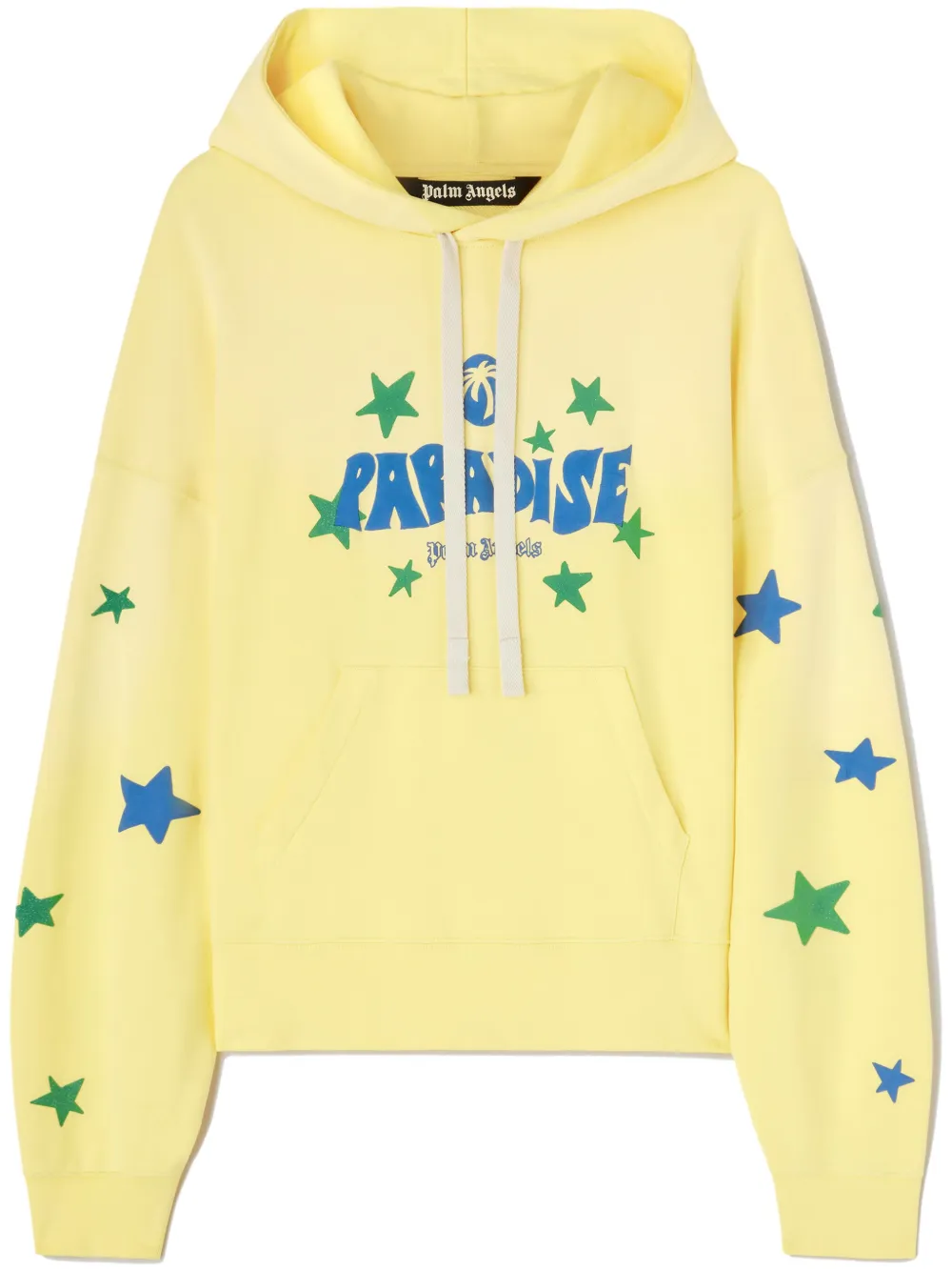 Palm Angels Paradise Palm Hoodie Yellow