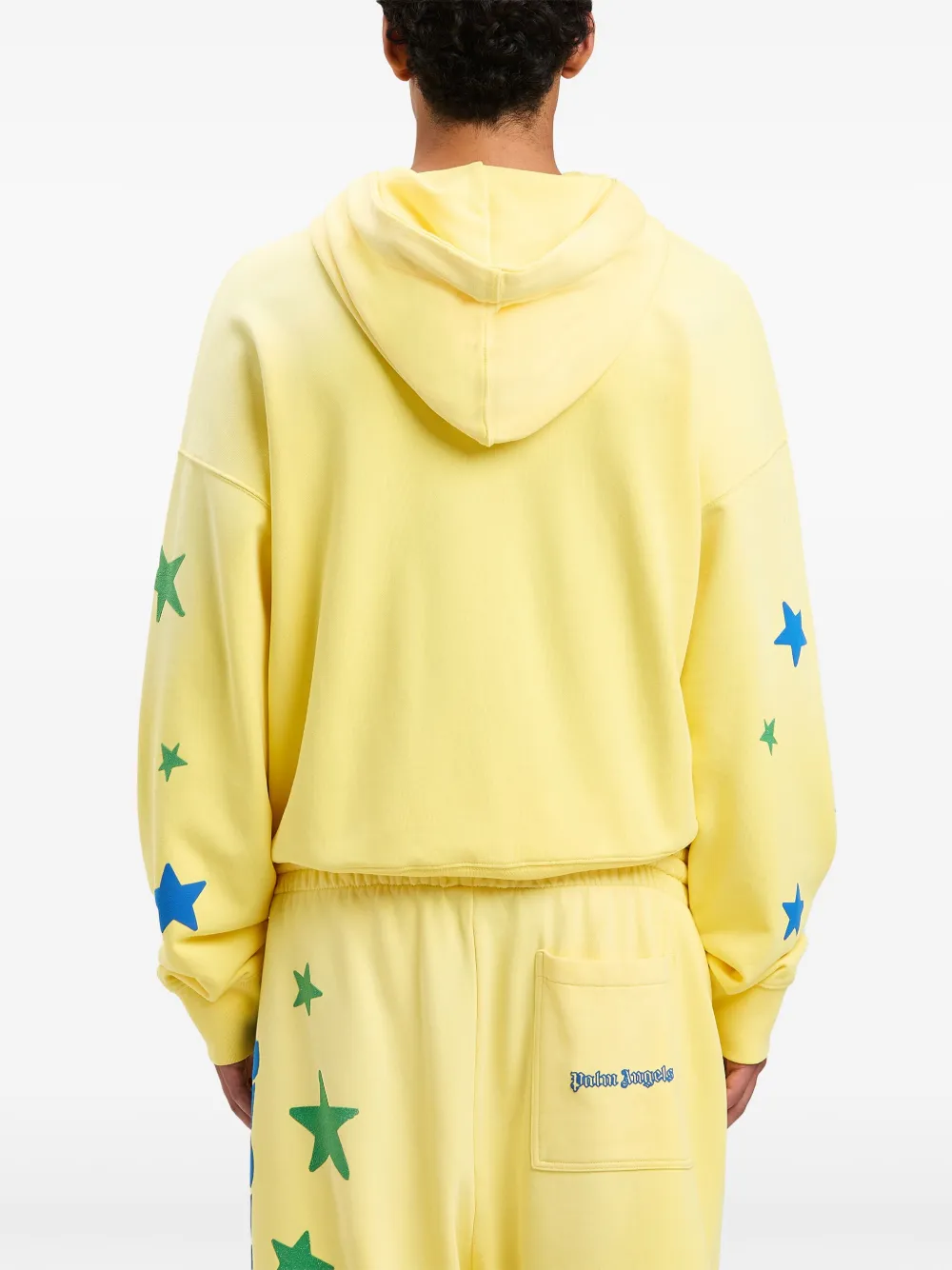 Paradise hoodie in YELLOW - BLUE for Men | Palm Angels®