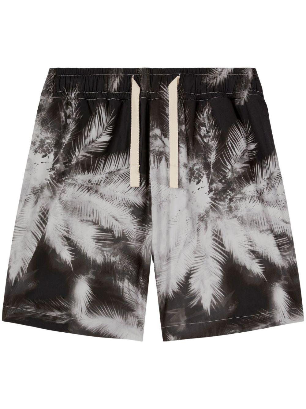 Palm Angels Trainingsshorts met print Zwart