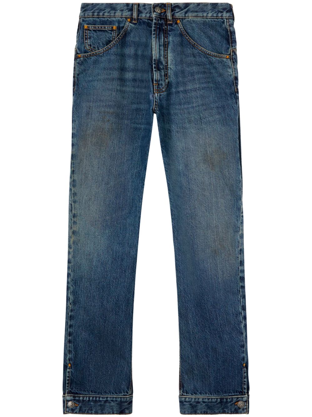 Palm Angels Straight jeans Blauw