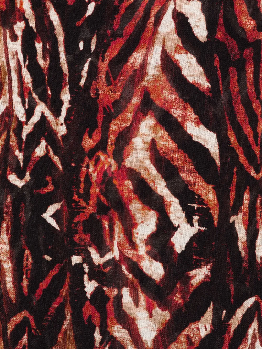 Just Cavalli Sjaal met abstracte print - Zwart
