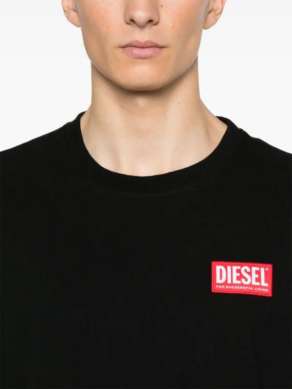 Diesel アップリケ Tシャツ | ブラック | FARFETCH JP