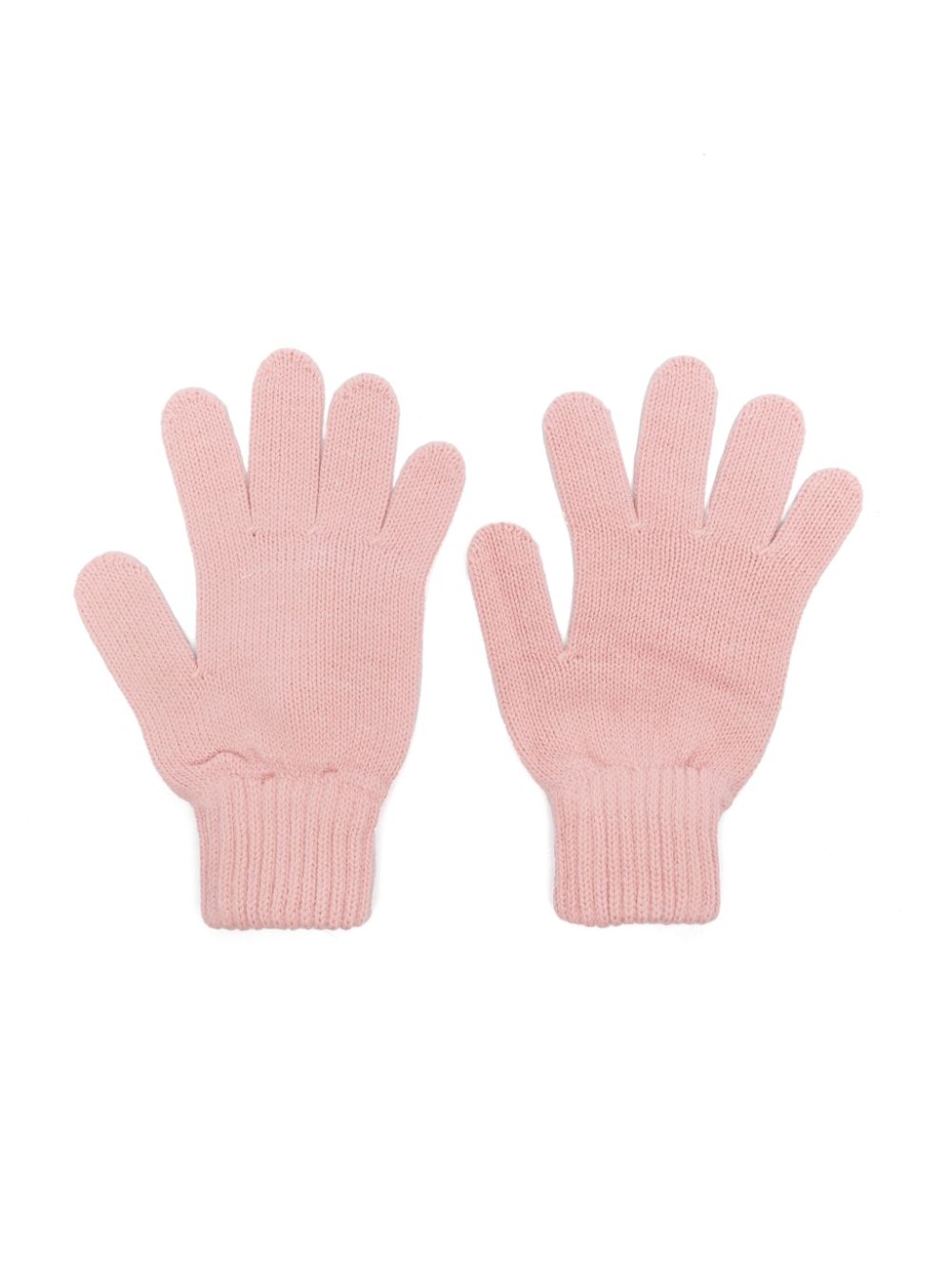 Calvin Klein Kids logo-patch gloves - Pink