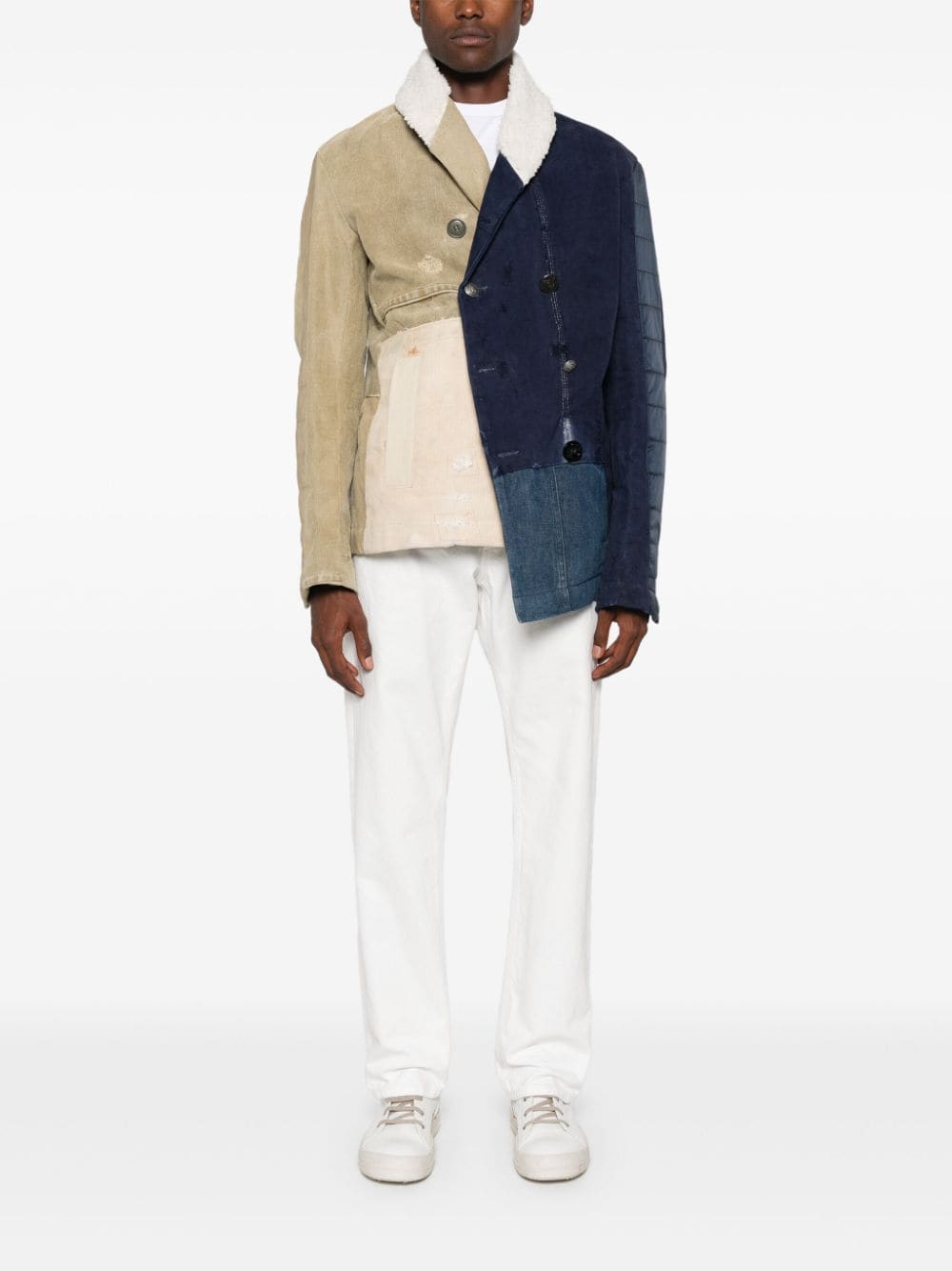 Greg Lauren Mixed Media sailorjas - Blauw