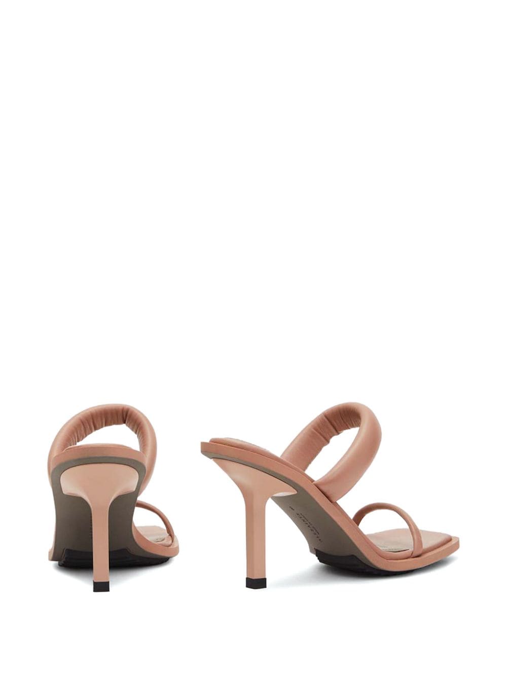 Shop Allsaints 80mm Ava Mules In Rosa