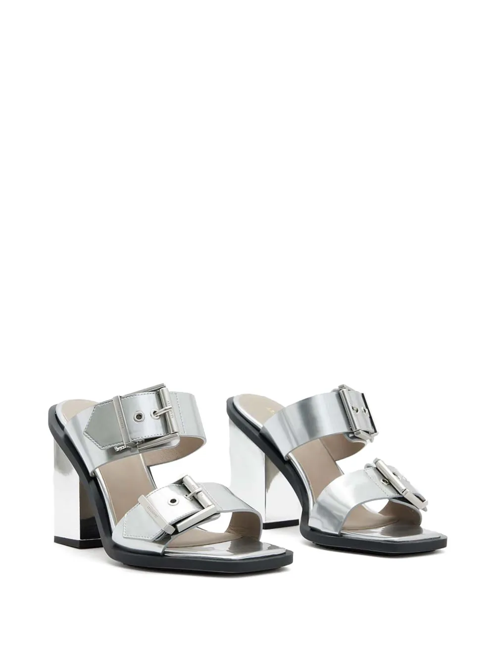 AllSaints Camille mules - Zilver