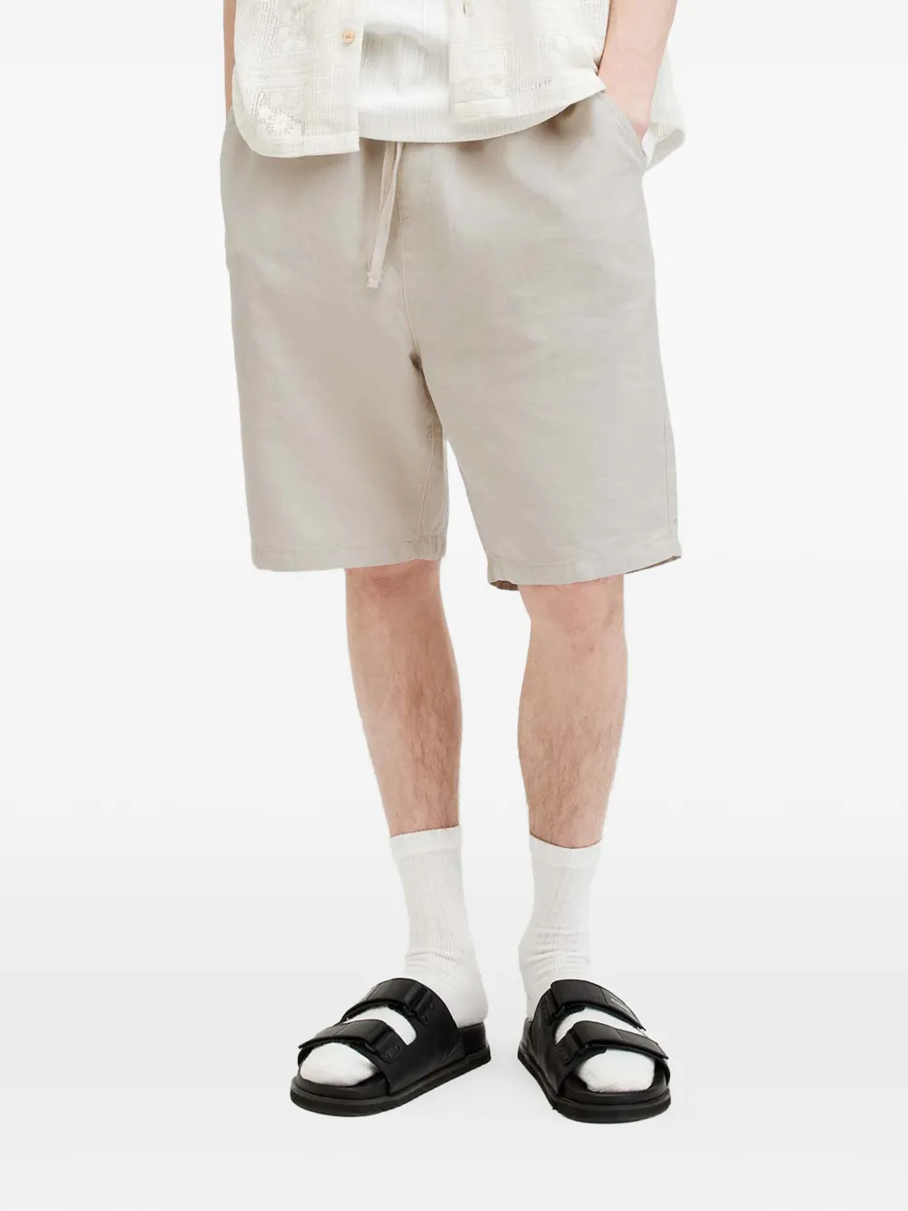 AllSaints Hanbury drawstring pocket shorts | neutro | Image 1