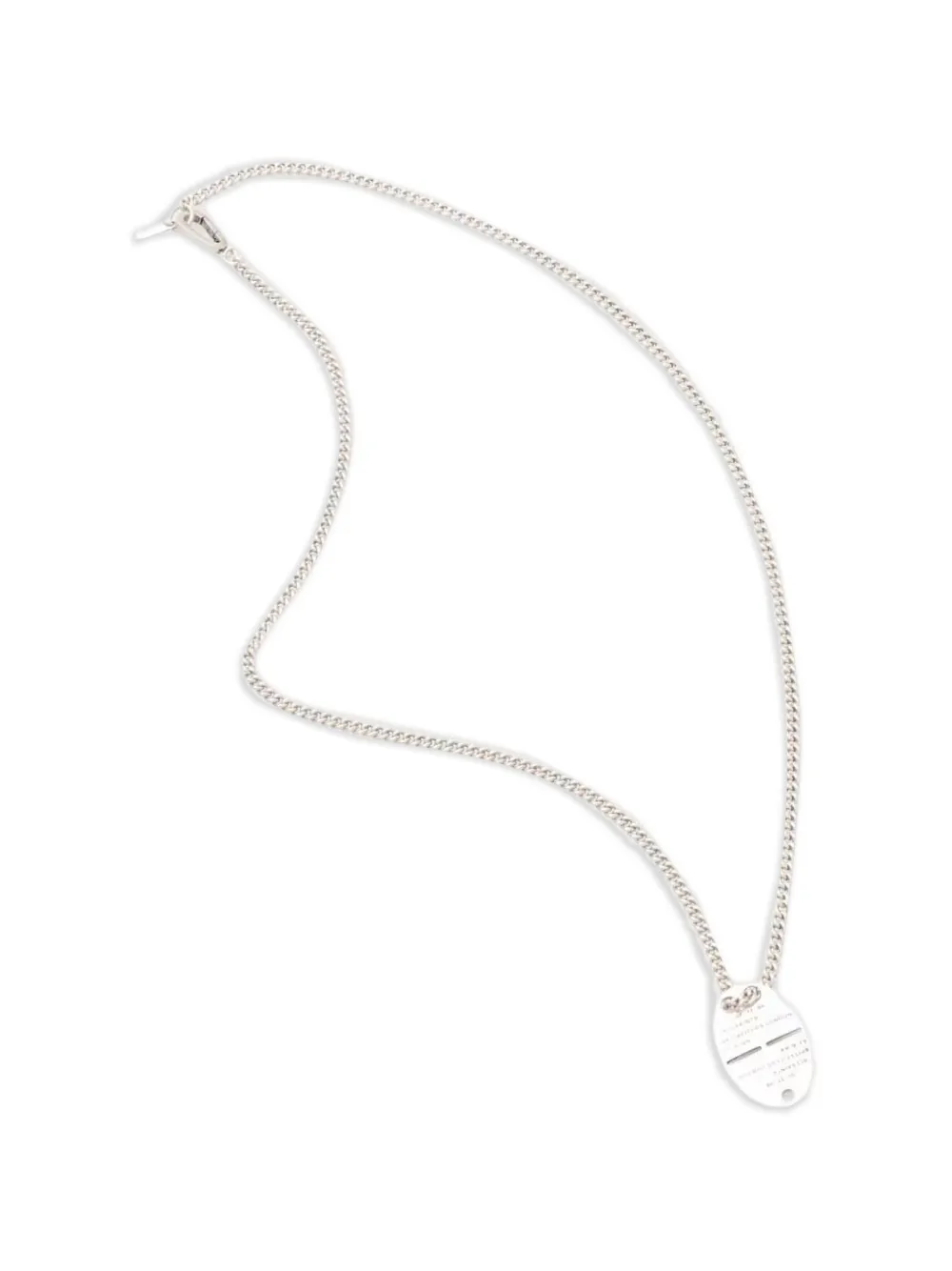 AllSaints chain-link necklace - Argento