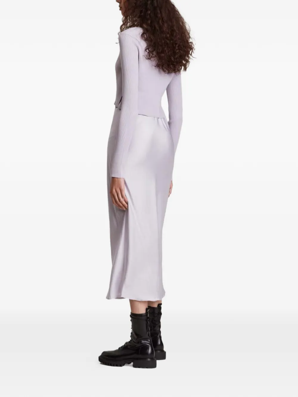  Allsaints V-neck Dress - Purple 