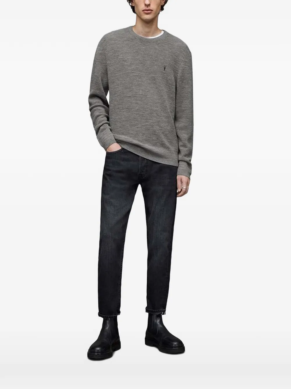 AllSaints crew-neck sweater - Grigio