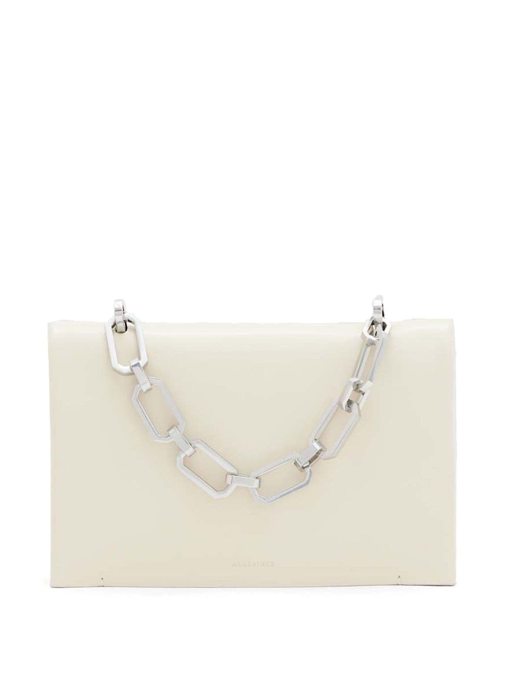 Yua leather clutch bag