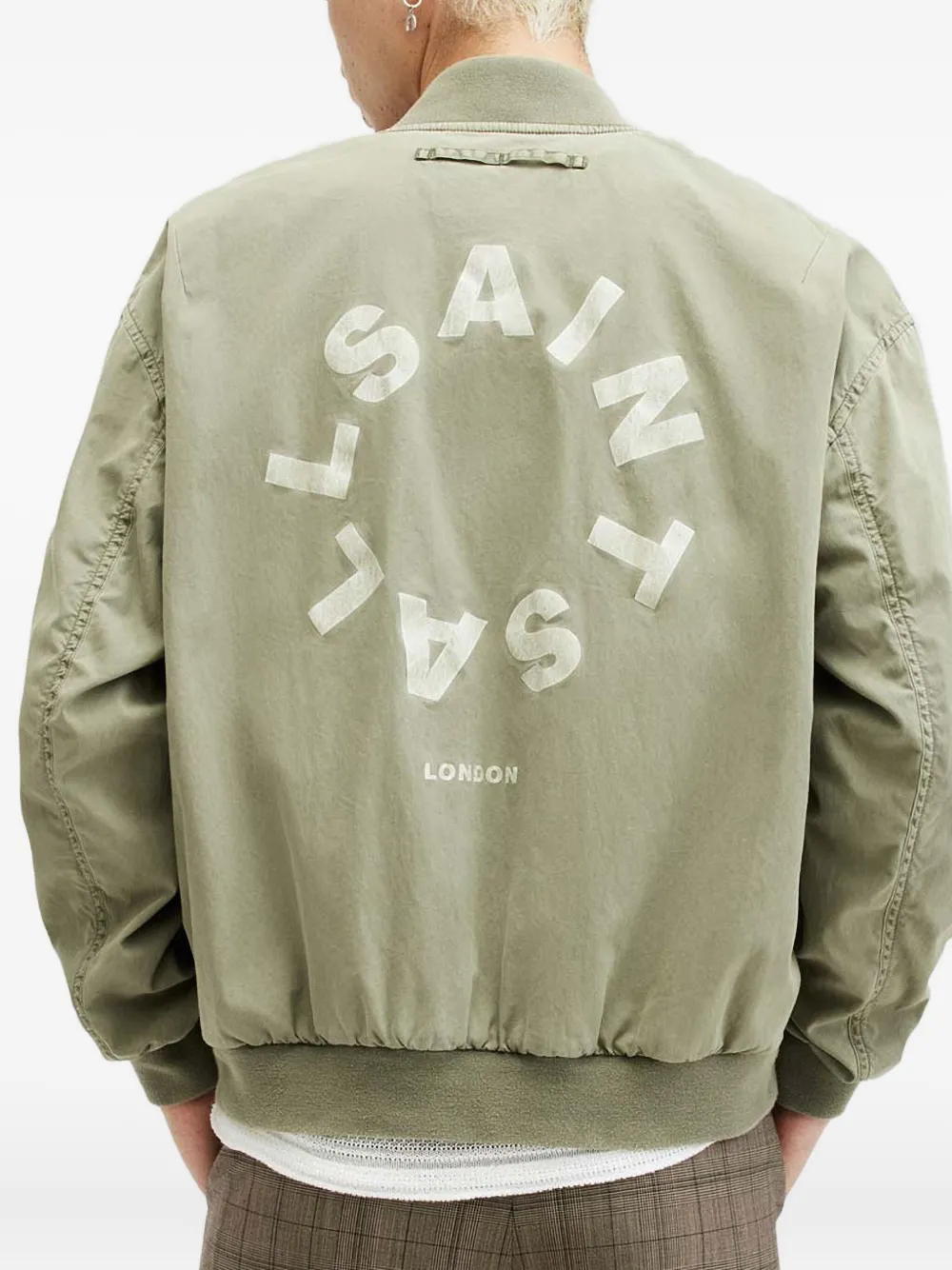 AllSaints circular-logo bomber jacket | Bomber Jackets | Image 2