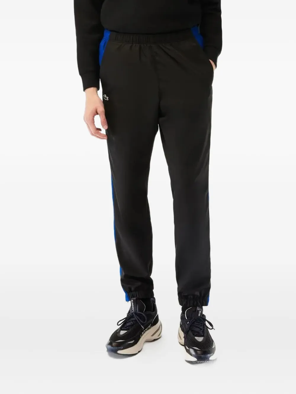 Lacoste Broek met zijstreep Zwart