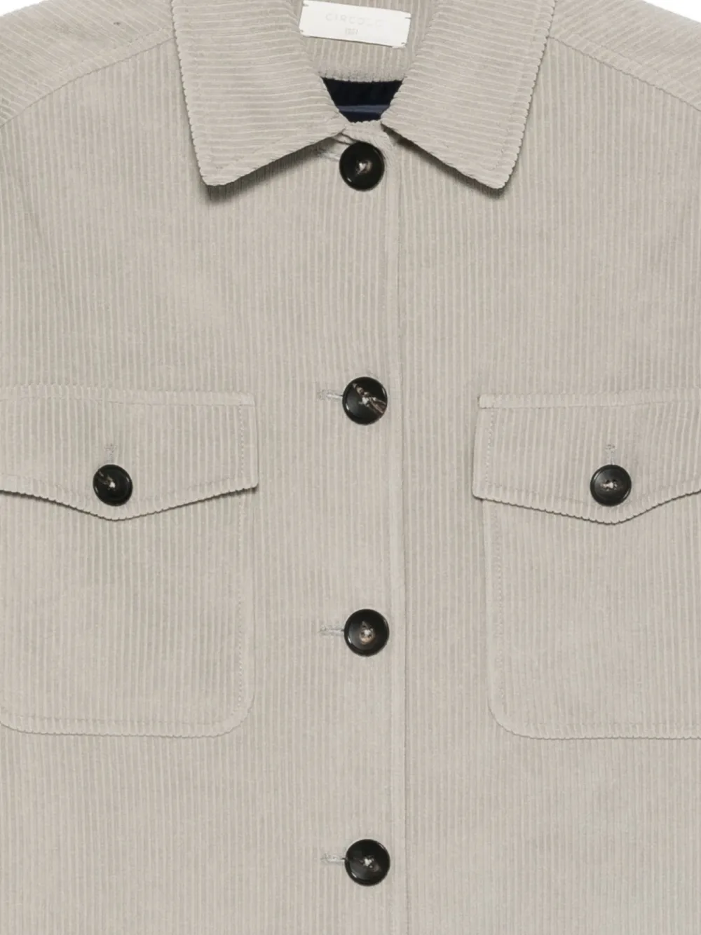 Circolo 1901 Corduroy Jacket In Gray