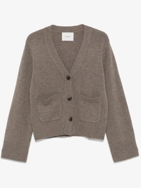 Lisa Yang The Danni fine-knit patch-pocket cardigan