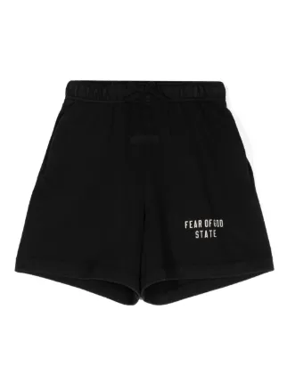 FEAR OF GOD ESSENTIALS KIDS ショートパンツ | ブラック FEAR OF GOD ESSENTIALS KIDS ショートパンツ | ブラック