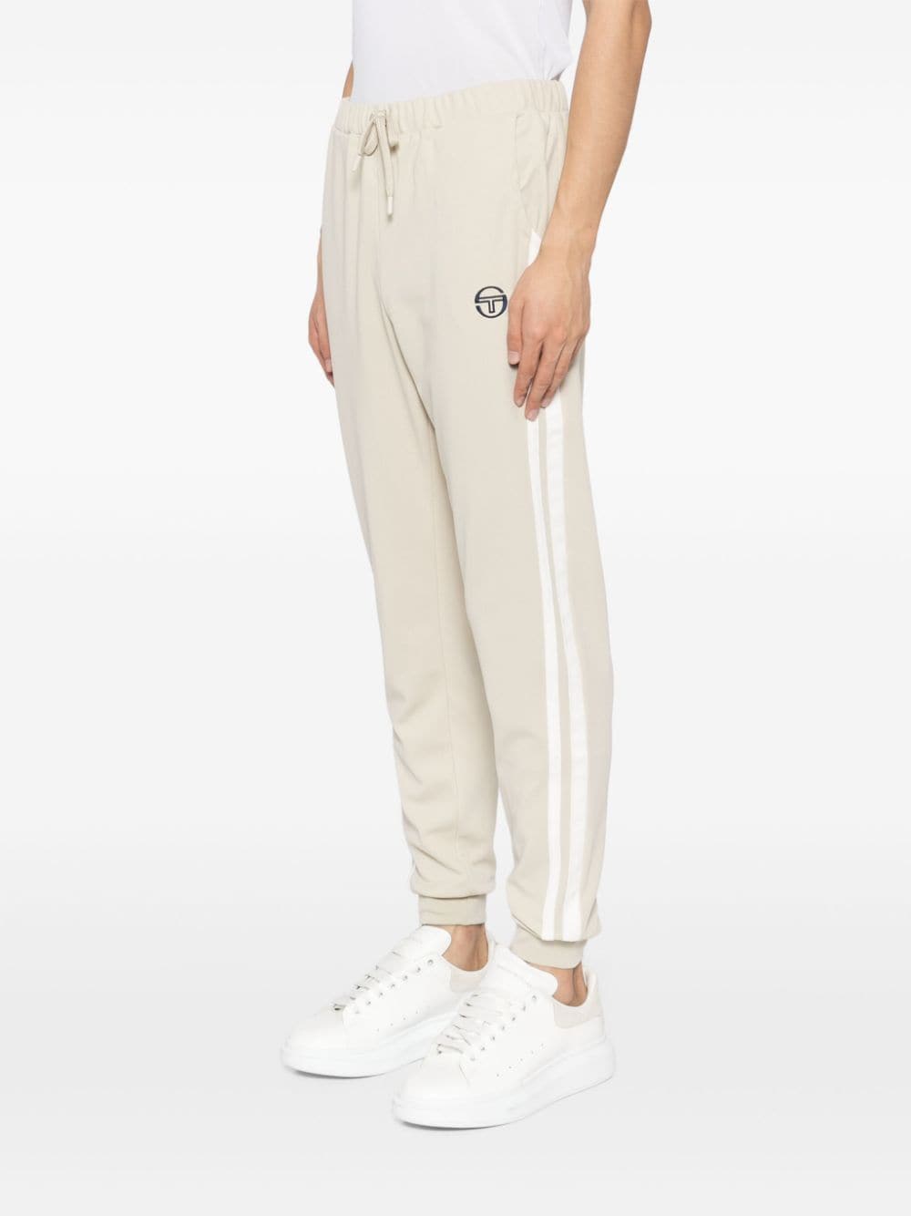 Shop Sergio Tacchini New Damarino Track Pants In Neutrals