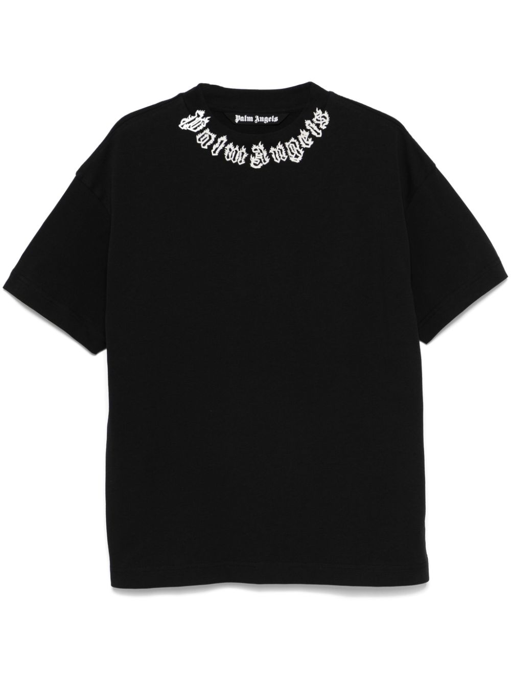 Palm Angels logo-print T-shirt | Black | FARFETCH