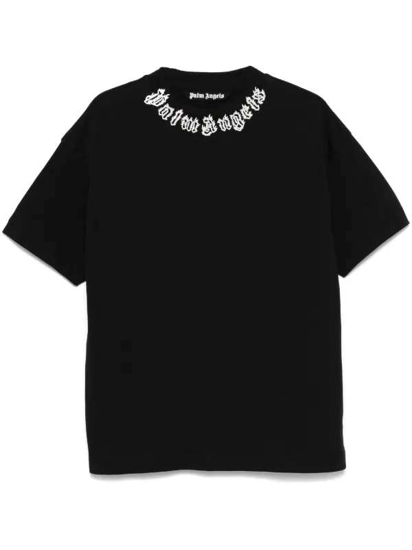 Palm Angels T-shirt Con Stampa | Nero | FARFETCH IT Palm Angels T-shirt Con Stampa | Nero | FARFETCH IT