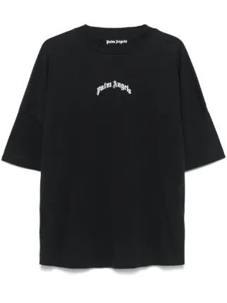 PALM ANGELS クルネックTシャツ PMUG002C99FAB001 1010 T-shirt Palm Angels | Loose fit | kolor Czarny | Gomez.pl