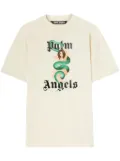 Palm Angels Ivy Pin Up T-shirt - Neutrals