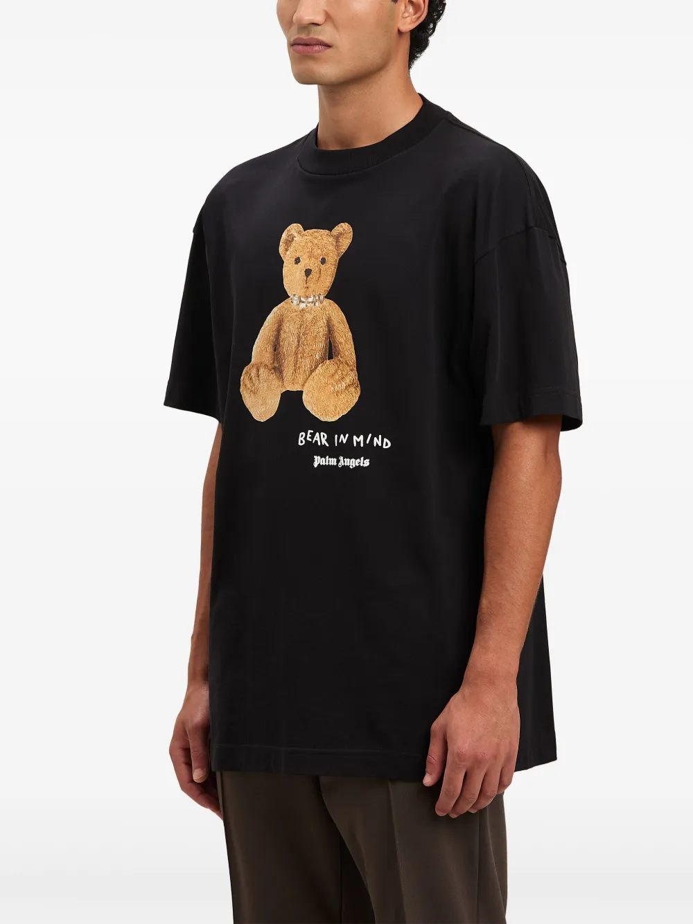 Palm Angels Bear In Mind T-shirt Zwart