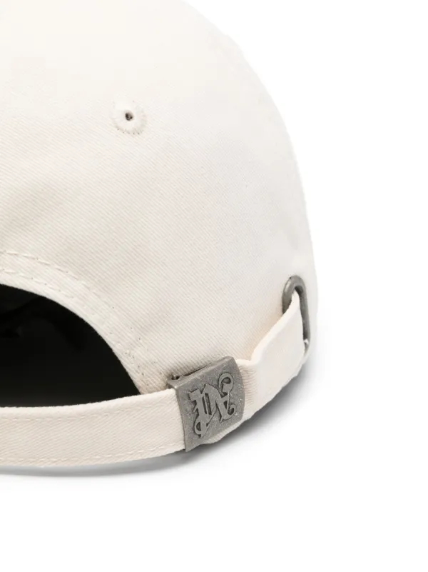 Palm Angels Curved Logo Cap | White | FARFETCH