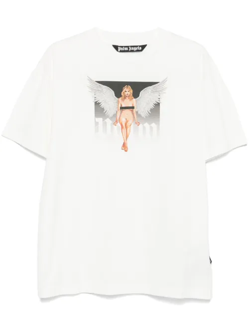 T-shirt Crystal Pin-Up - Palm Angels - Modalova